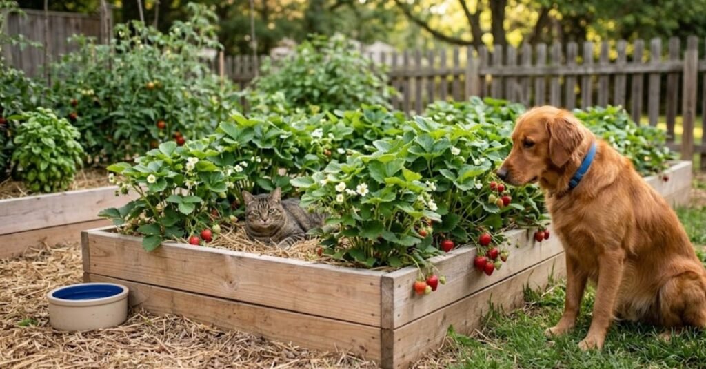 Is Growing Everbearing Strawberry Plants Safe for Pets