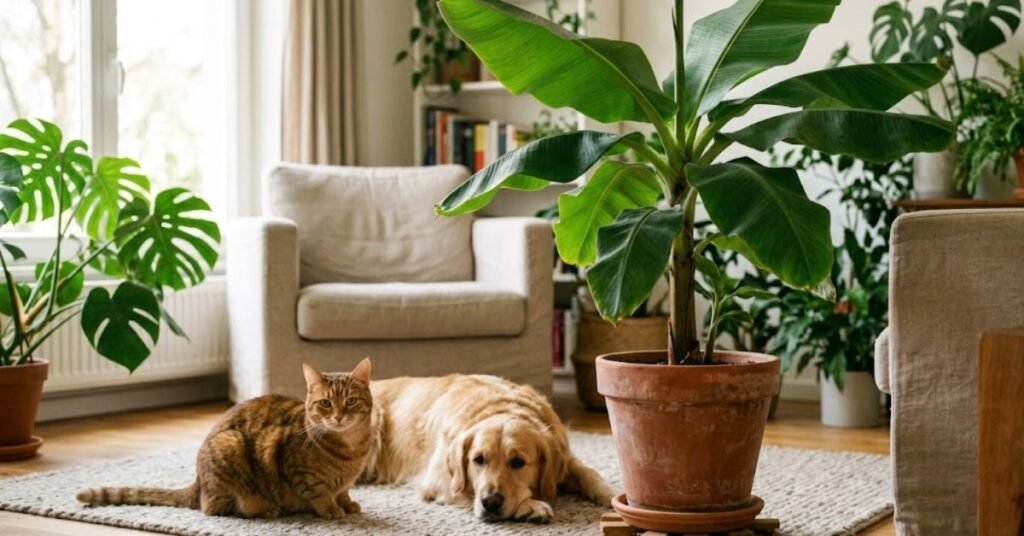 Is Your Banana Plant Safe for Cats and Dogs