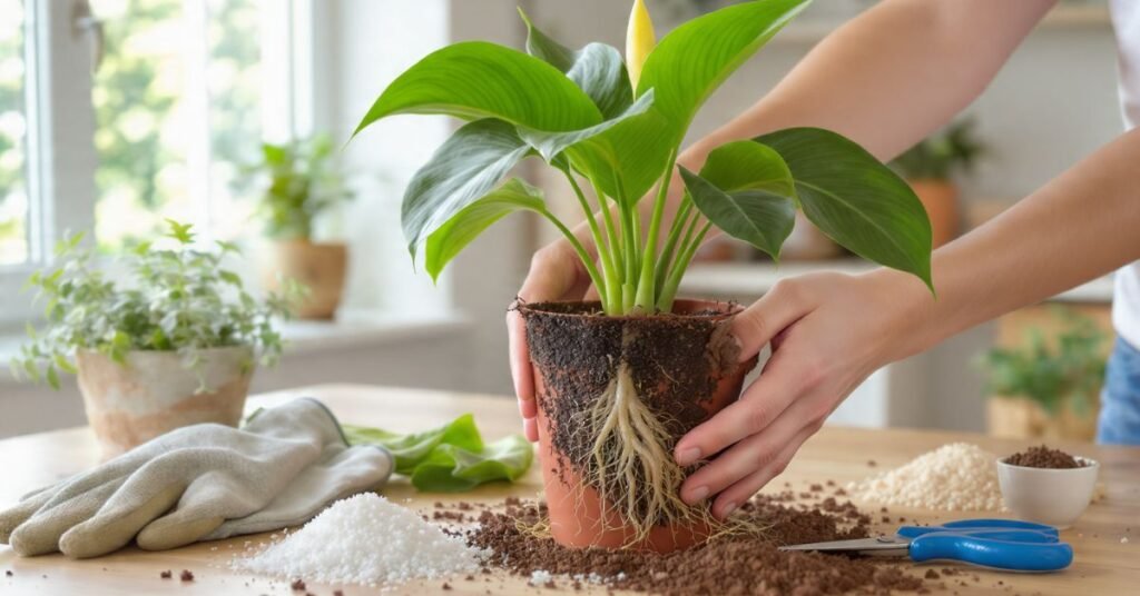 My Step by Step Fix for Signs of Root Rot in Peace Lily (1)