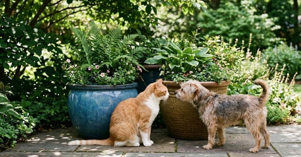 Pet Safety Around Ceramic Large Planter Pots