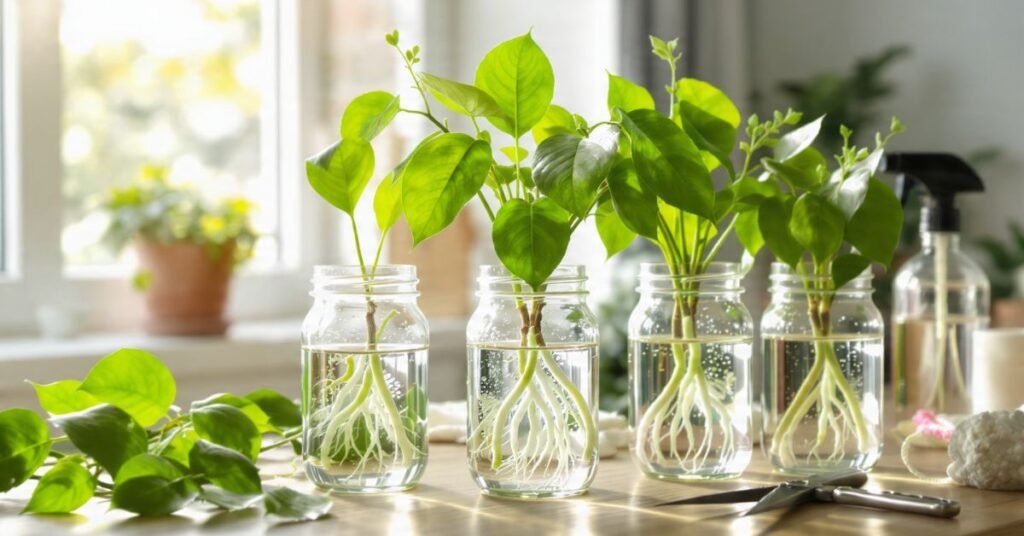 The Basics How to Propagate Pothos in Water Faster