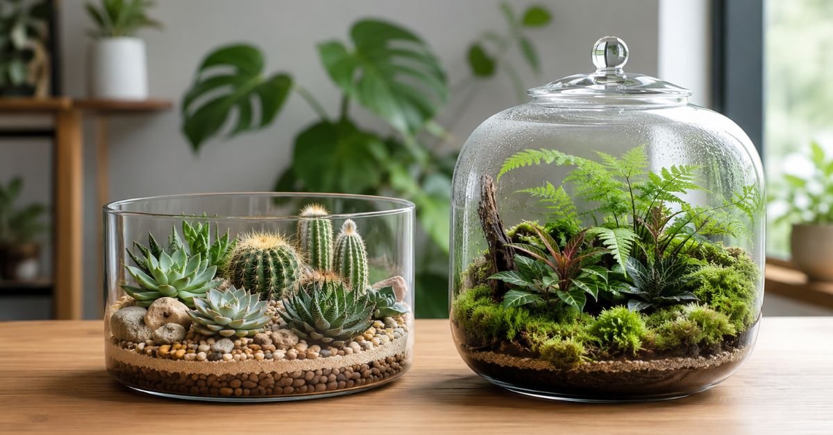Open vs Closed Terrarium: Which Is Better for Beginners? (A No-Nonsense Guide)