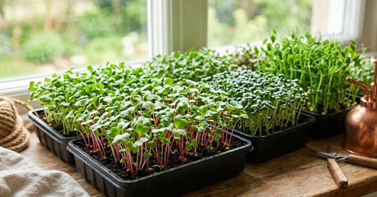 The No-Nonsense Guide on How to Grow Microgreens Indoors