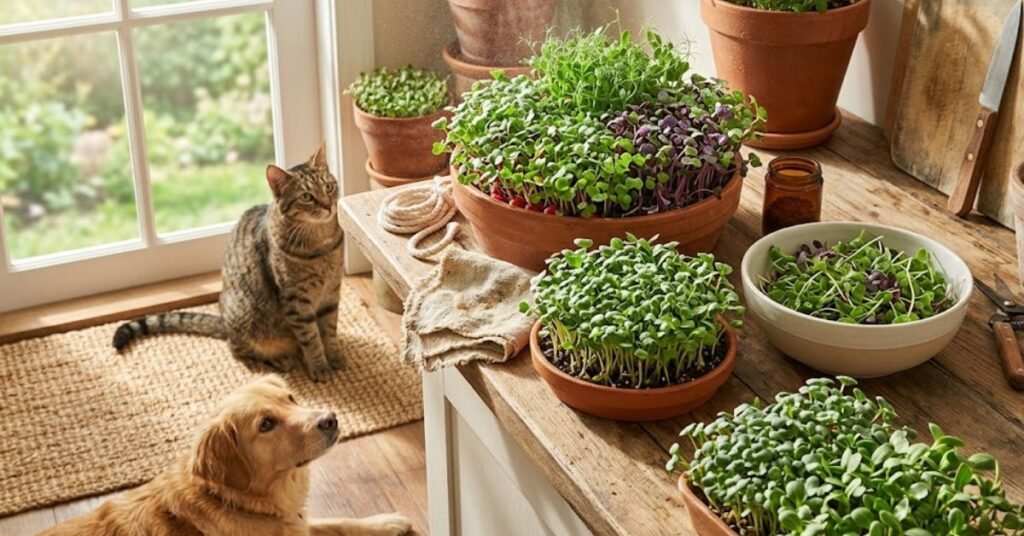 Microgreens Pet Toxicity Warning Are They Safe for Cats and Dogs
