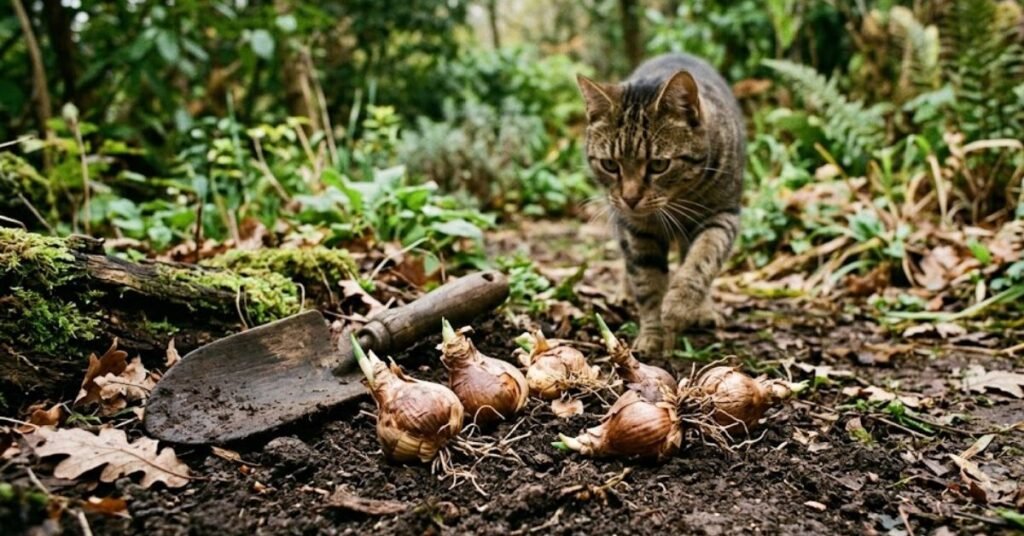 Toxicity Warning Keep Pets Away from Unplanted Bulbs