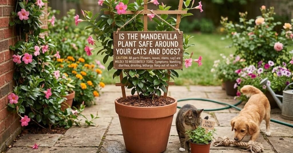 Is the Mandevilla Plant Safe Around Your Cats and Dogs?