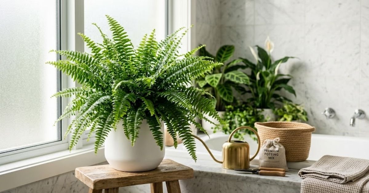 Boston Fern A Humidity Loving Air Purifier for Bathrooms