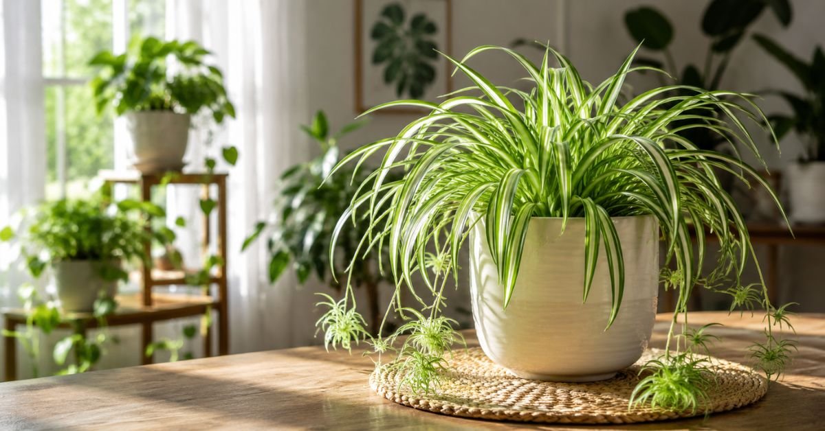 Spider Plant The Safest Air Purifying Plant for Homes With Pets
