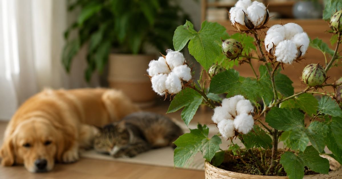 Toxicity Warning Are Cotton Plants Safe for Cats and Dogs