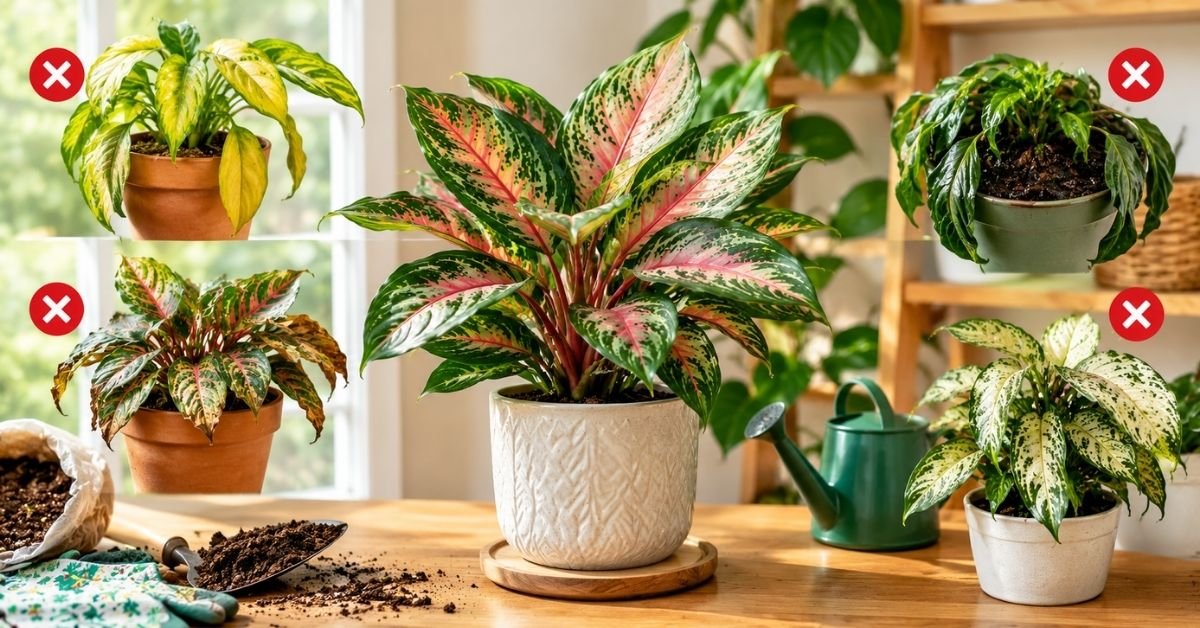 Common Mistakes When Growing an Aglaonema Plant