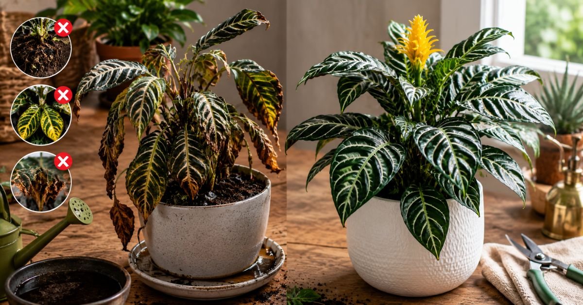 Common Zebra Plant Mistakes That Cause Trouble