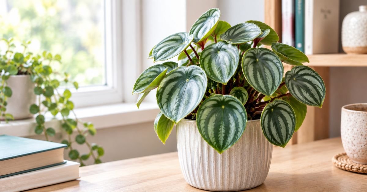 Watermelon Peperomia for Small Indoor Spaces